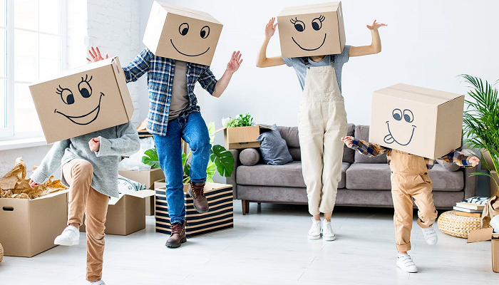 Una familia feliz